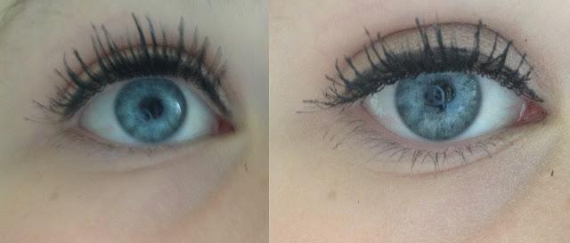 my eyelashes with just clinique high impact extreme mascara in extreme black