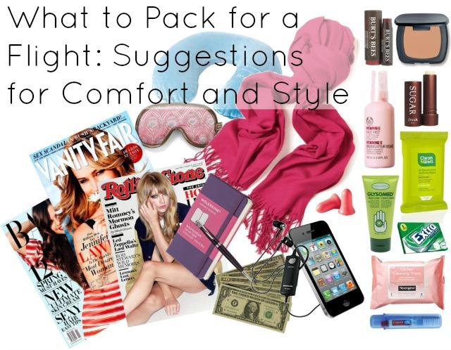 Ask Allie: What to Pack for a Comfortable Flight