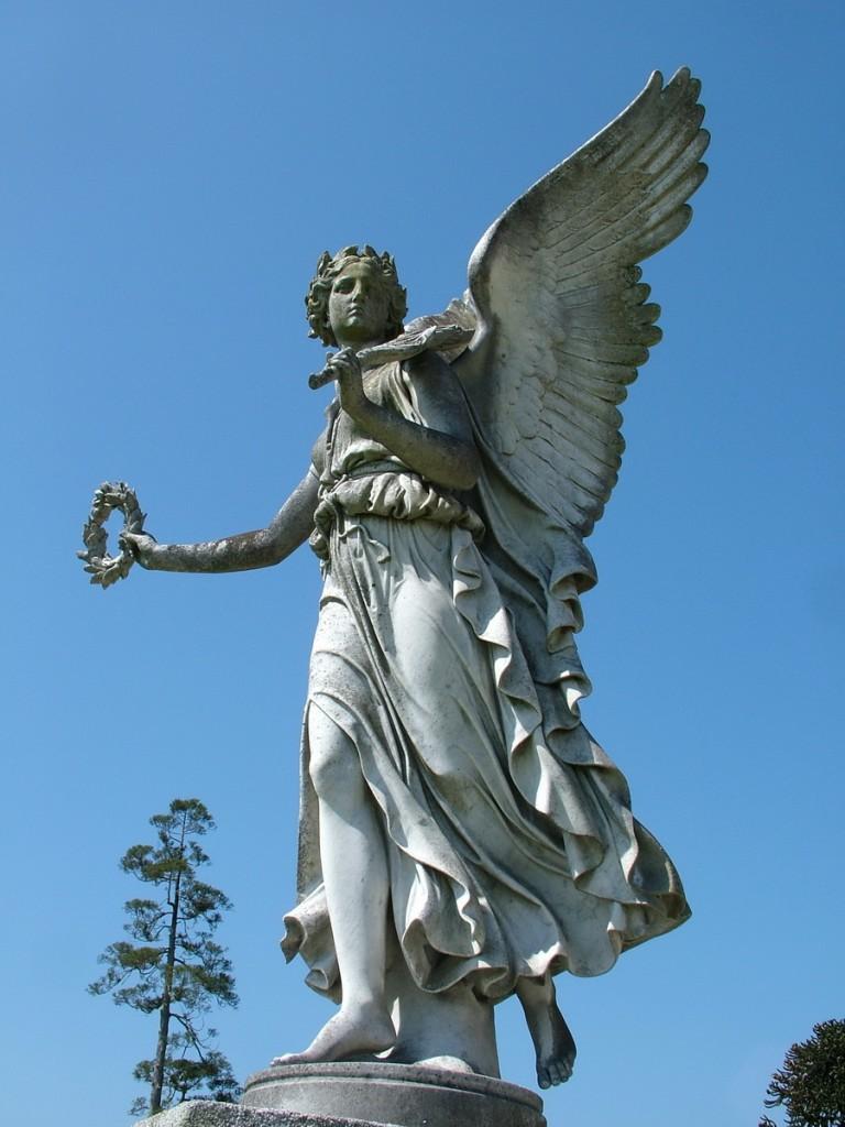 Powerscourt House and Gardens, A World Of Floral Glory – Ireland Angel statue - powerscourt - wicklow - ireland