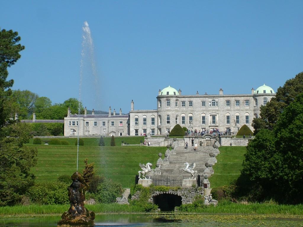 Powerscourt House and Gardens, A World Of Floral Glory – Ireland Powerscourt - south front of house - Ireland