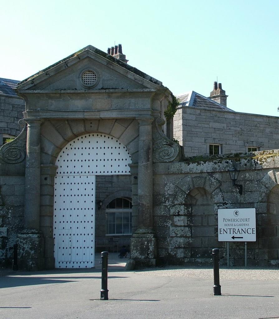 Powerscourt House and Gardens, A World Of Floral Glory – Ireland Powerscourt entrance - Ireland