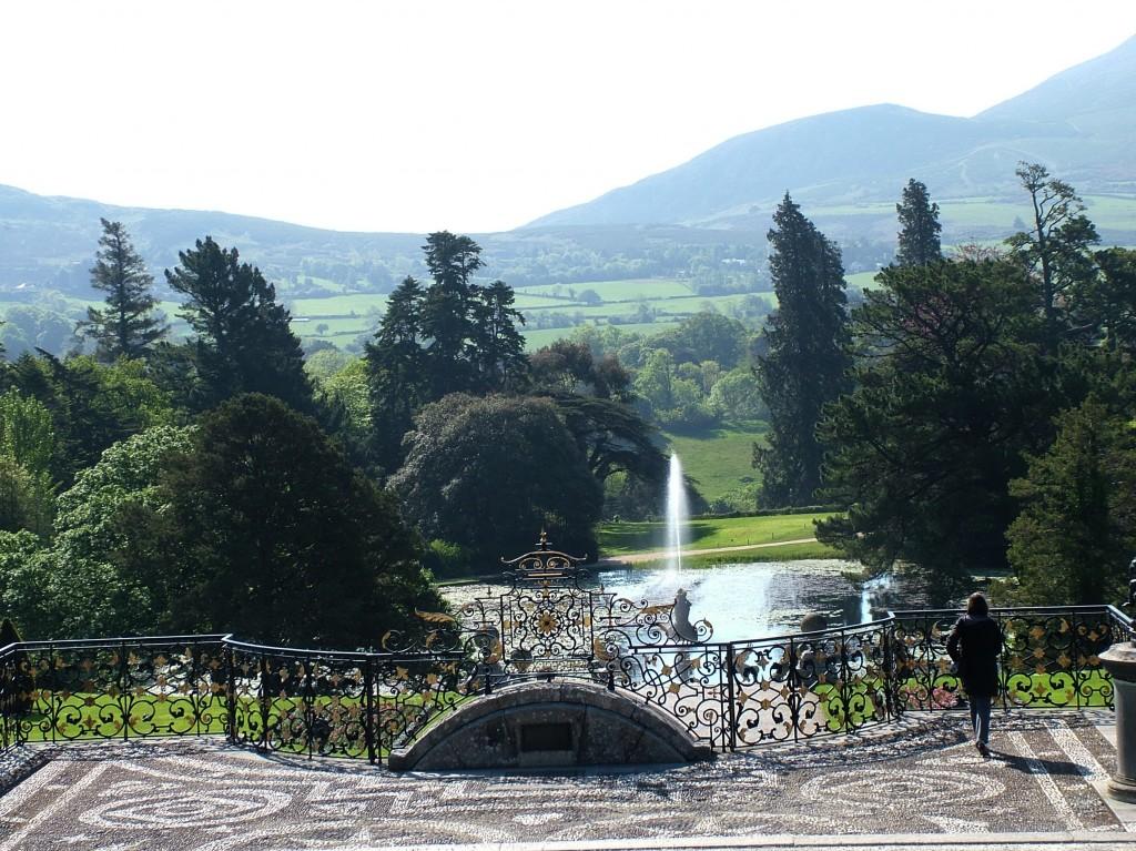 Powerscourt House and Gardens, A World Of Floral Glory – Ireland The upper terrace
