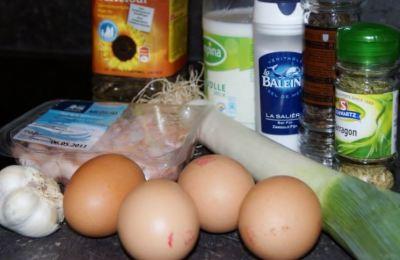 Prawn Scrambled Eggs Ingredients