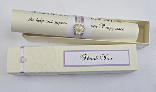 Thank you poem scroll