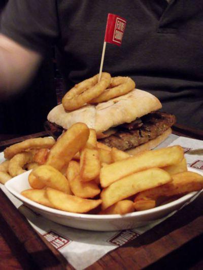 The Cock Inn Rochford  XXL Burger