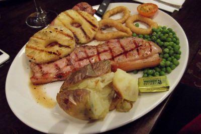 The Cock Inn Rochford  Gammon Steak Jacket Potato