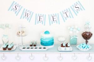 Wedding Trend - Small Wedding Cakes with Dessert Buffets