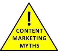 Content marketing myths