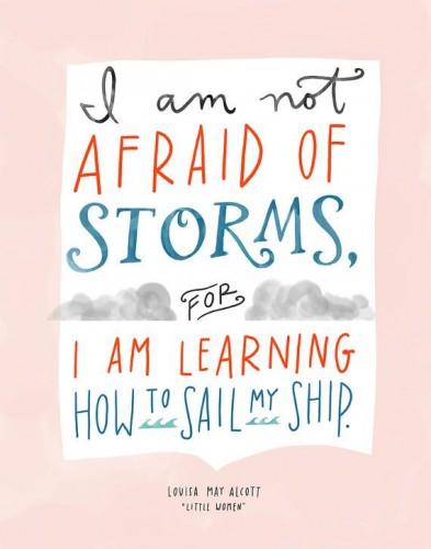 Not afraid of Storms, Sailing Ship