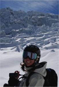 Cynthia Thomson testing her theories on Mont Blanc