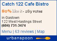 Catch 122 Cafe Bistro on Urbanspoon