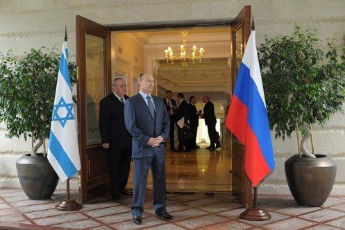 Mr. Putin prepares to greet Mr. Netanyahu in Sochi.