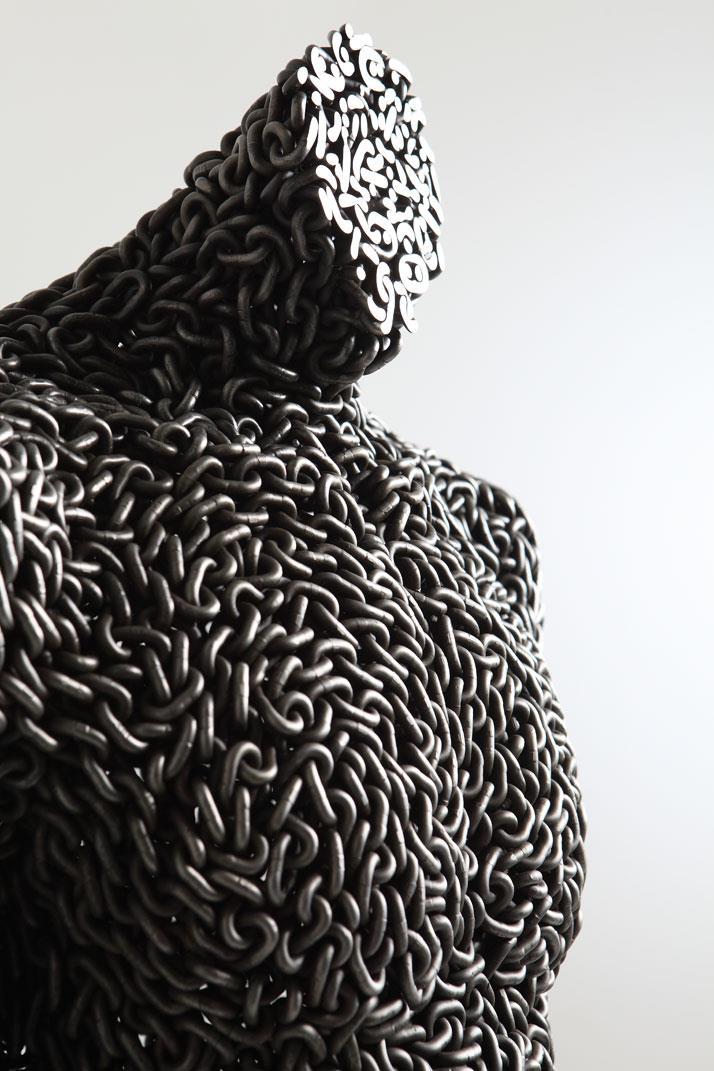Bicycle chain sculptures and more heavy metal from Young-Deok Seo