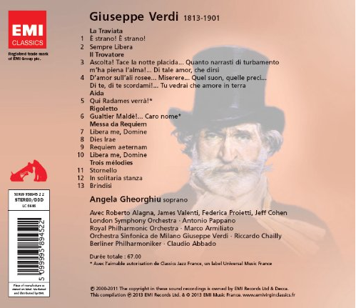 NEW CD - Angela Gheorghiu sings Verdi