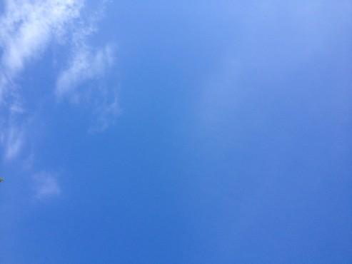 blue skies