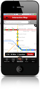 Delhi Metro App-Features