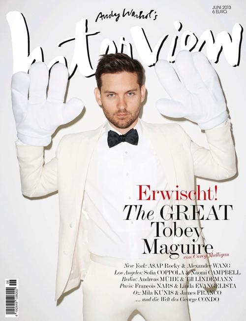 Tobey Maguire for Interview Germany June 2013 by Terry...
