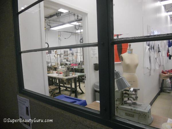 Philadelphia Universiy sewing rooms