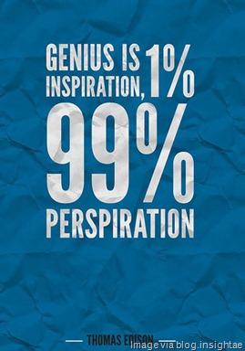 Genius-is-perspiration