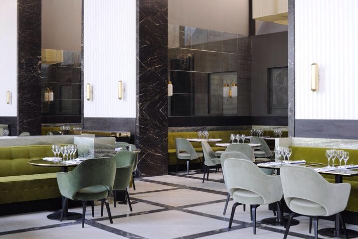 Monsieur Bleu At The Palais De Tokyo in Paris By Joseph Dirand | Restaurant Design