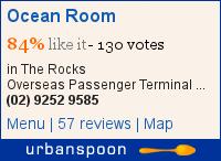 Ocean Room on Urbanspoon