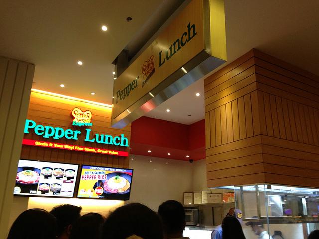 Sm Aura Premier: Pepper Lunch Express under the Sky Park
