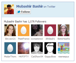 How to Add Twitter Follow Widget in Blogger and WordPress twitter follow box