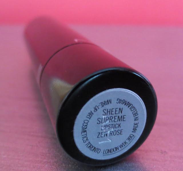 MAC Sheen Supreme Lipstick in Zen Rose