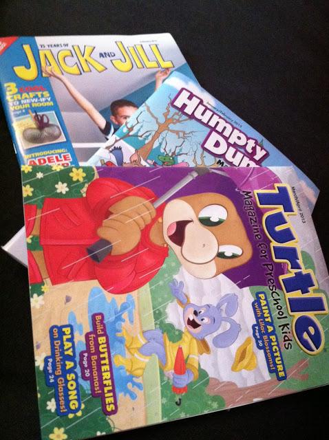 Magazines for Kids: Turtle, Humpty Dumpty, and Jack and Jill