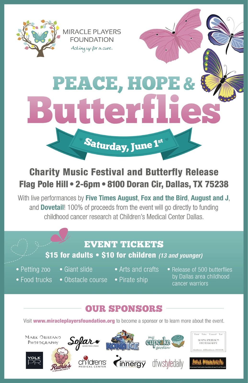 Peace, Hope, & Butterflies 2013