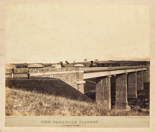 The Taradale Viaduct - Morris, Alfred & Co. fl. 1860-1870-state-library-victoria 