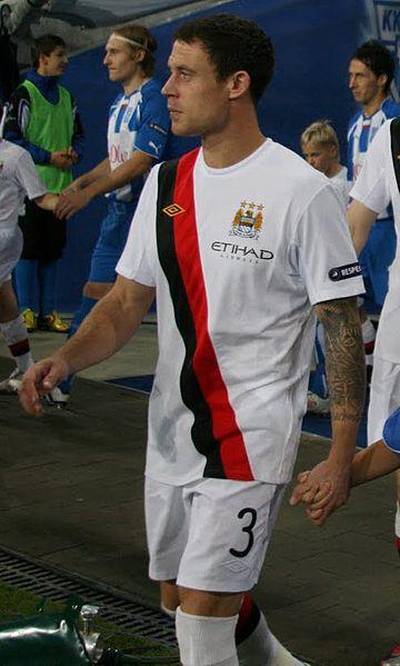 Wayne Bridge, spotted on one of his rare appearances for Manchester City. Courtesy of Roger Goraczniak