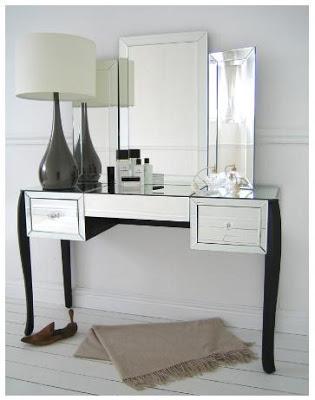 Mirrored Bedroom Vanity