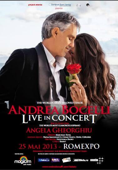 Angela Gheorghiu & Andrea Bocelli, in concert in Bucharest, May 25