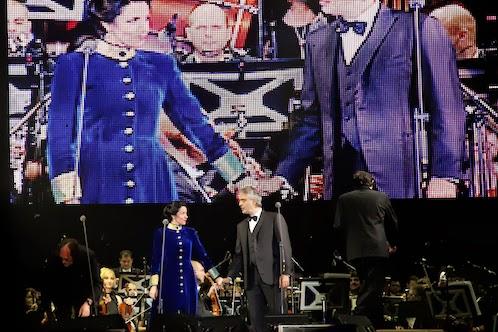 PHOTOS - concert in Bucharest with Andrea Bocelli