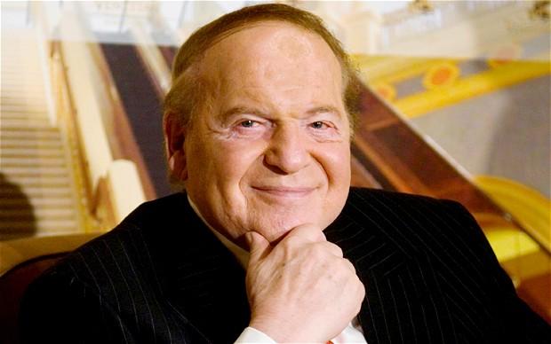 Adelson joining Buffet in leaving majority of wealth to charity