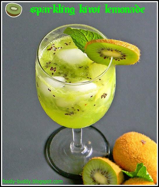 Sparkling Kiwi Lemonade - Drink Recipes Sparkling Kiwi Lemonade - Drink Recipes