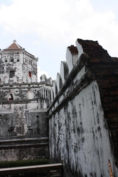 Playing tourist in Bangkok old fort bangkok