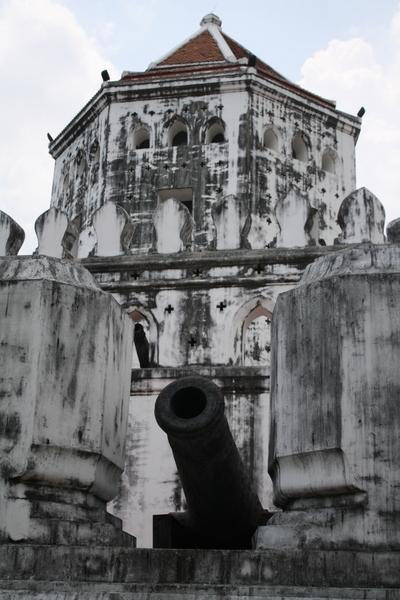 Playing tourist in Bangkok old fort bangkok