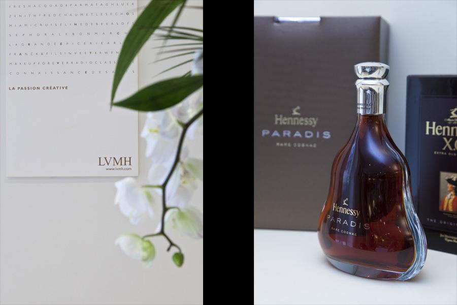 LVMH House - Brand board & Hennessy Cognac display