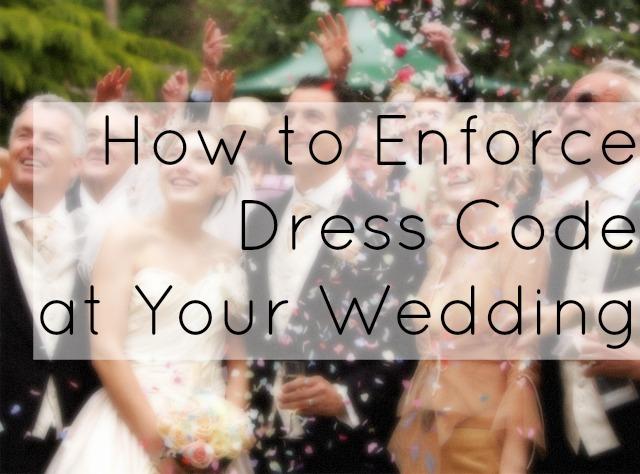 Church wedding dress codes