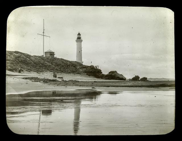 Point Lonsdale and lighthouse by Gerard S. Wardell 1904-1992 taken in 1937 - 1938 state library of victoria