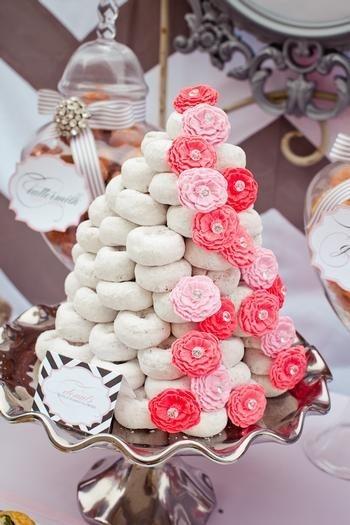 donut cake1 Non traditional Wedding Cakes 