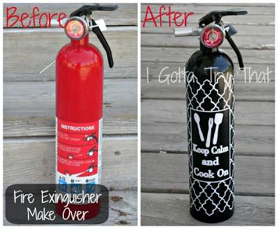 DIY Fire Extinguisher Fun Make Over