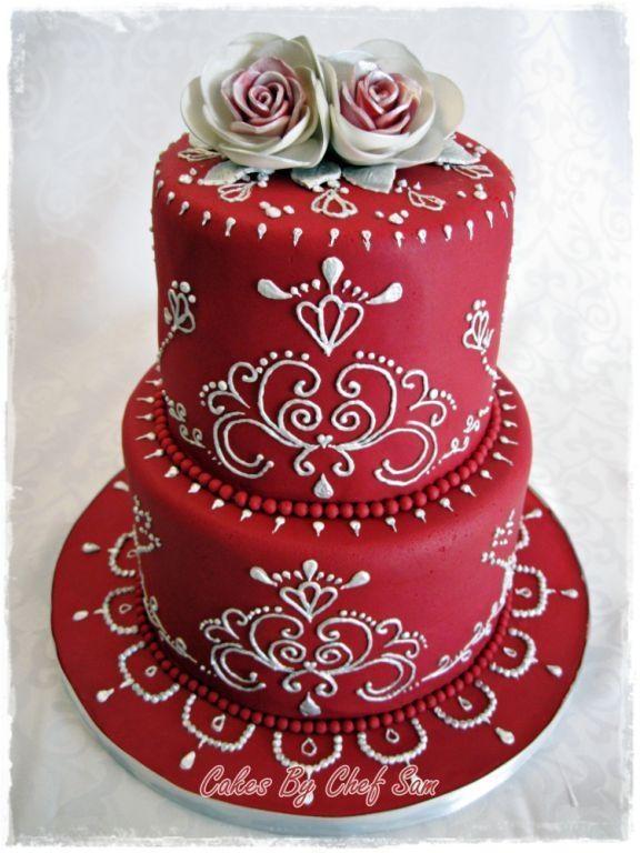 Western Style Wedding Cake