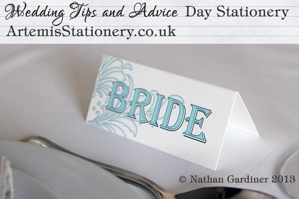 Wedding Day Stationery tips and advice