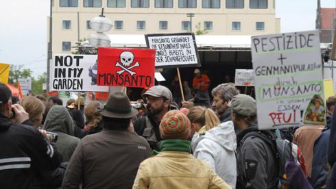 The march against Monsanto, Germany. (Image from twitter user@@HarvestPM)