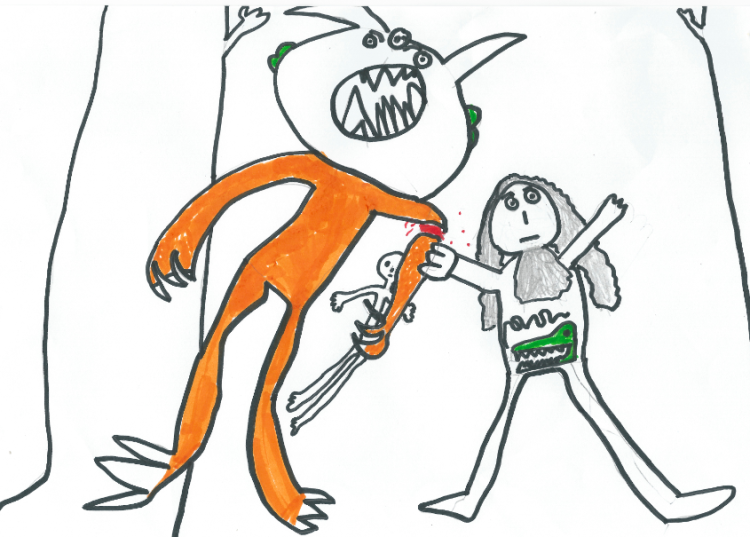 Reading Classics With Kids (Even as Comic Books) Graeme's version of Beowulf v. Grendel