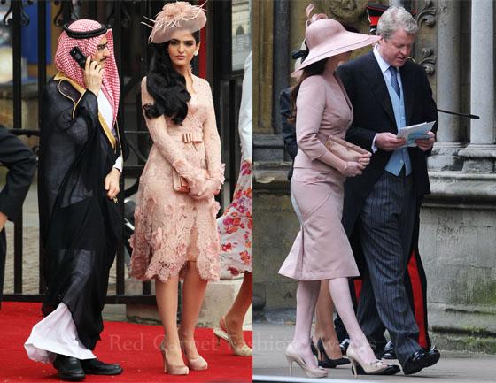 wedding guests at the royal wedding