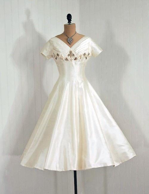 1950's Style Wedding Dress